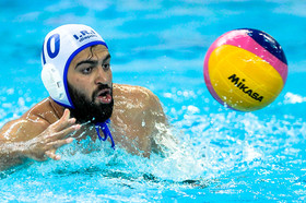 دیدار واترپلو تیم‌های ایران و اندونزی